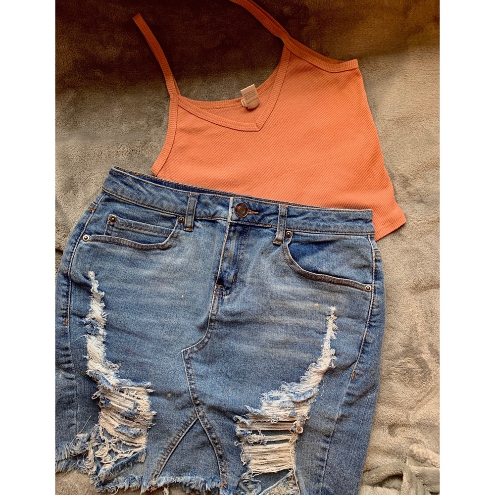 Rue 21 Jean Skirt